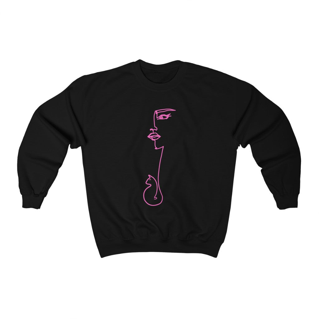 Cat and Mom Line Sweatshirt