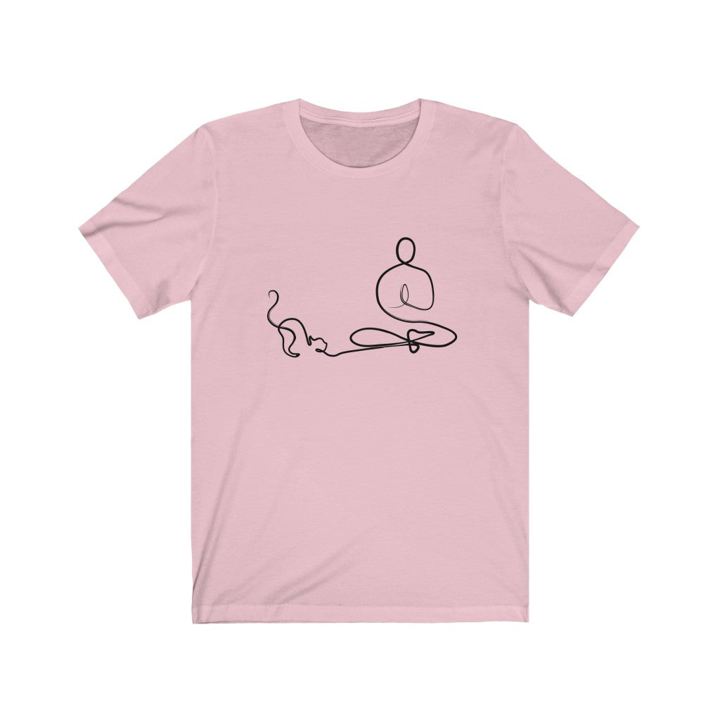 Meditating Cat Tee