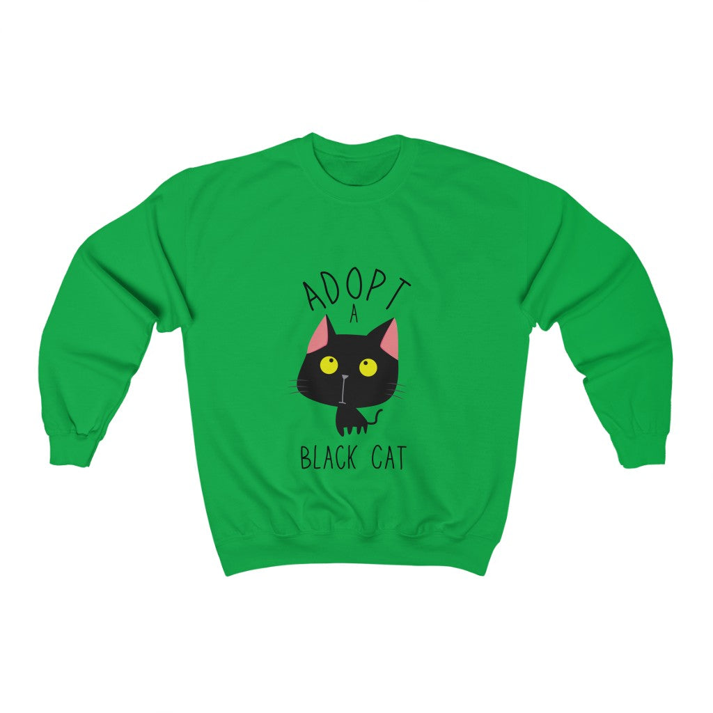 Adopt a Black Cat Sweatshirt