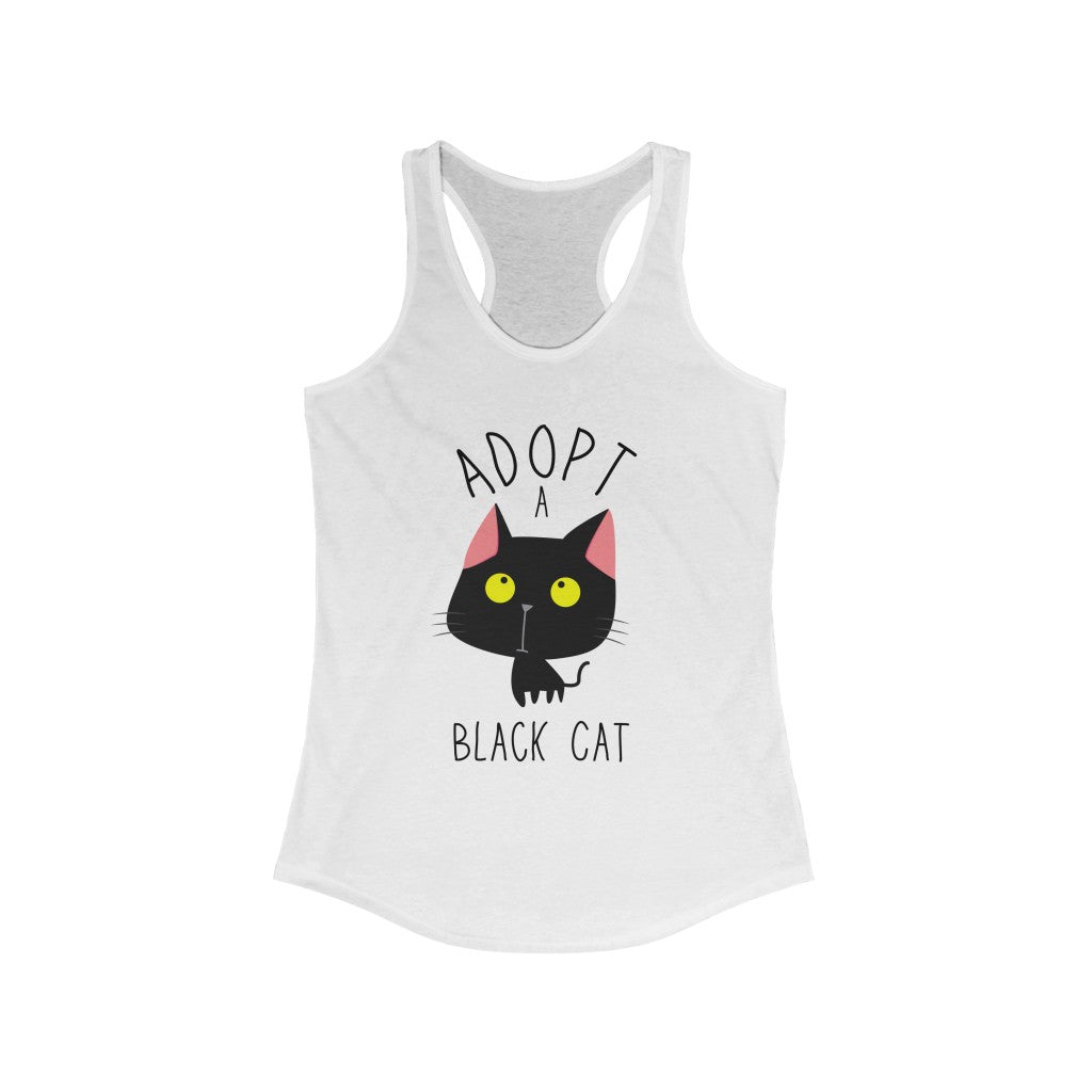 Adopt a Black Cat Racerback Tank