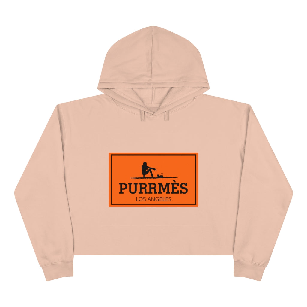 Purrmes Crop Hoodie