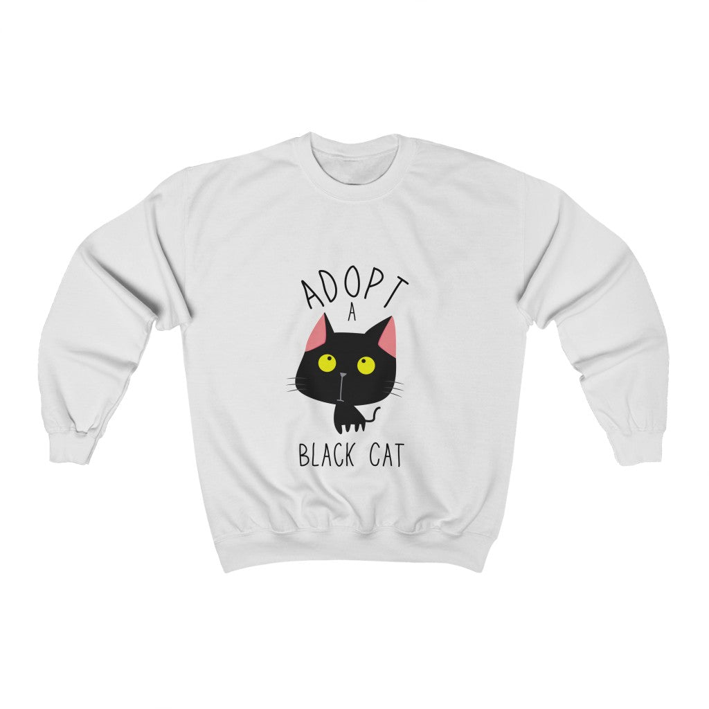 Adopt a Black Cat Sweatshirt