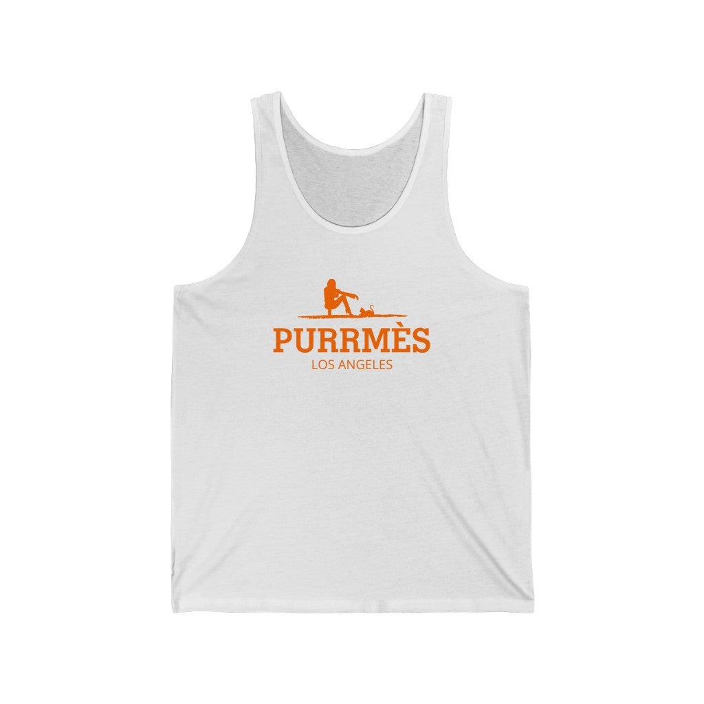 Paw Paw Purrmes Tank Top | Unisex Cat Lover Apparel | Cat Parent Gift - PawPawTales Tank Top