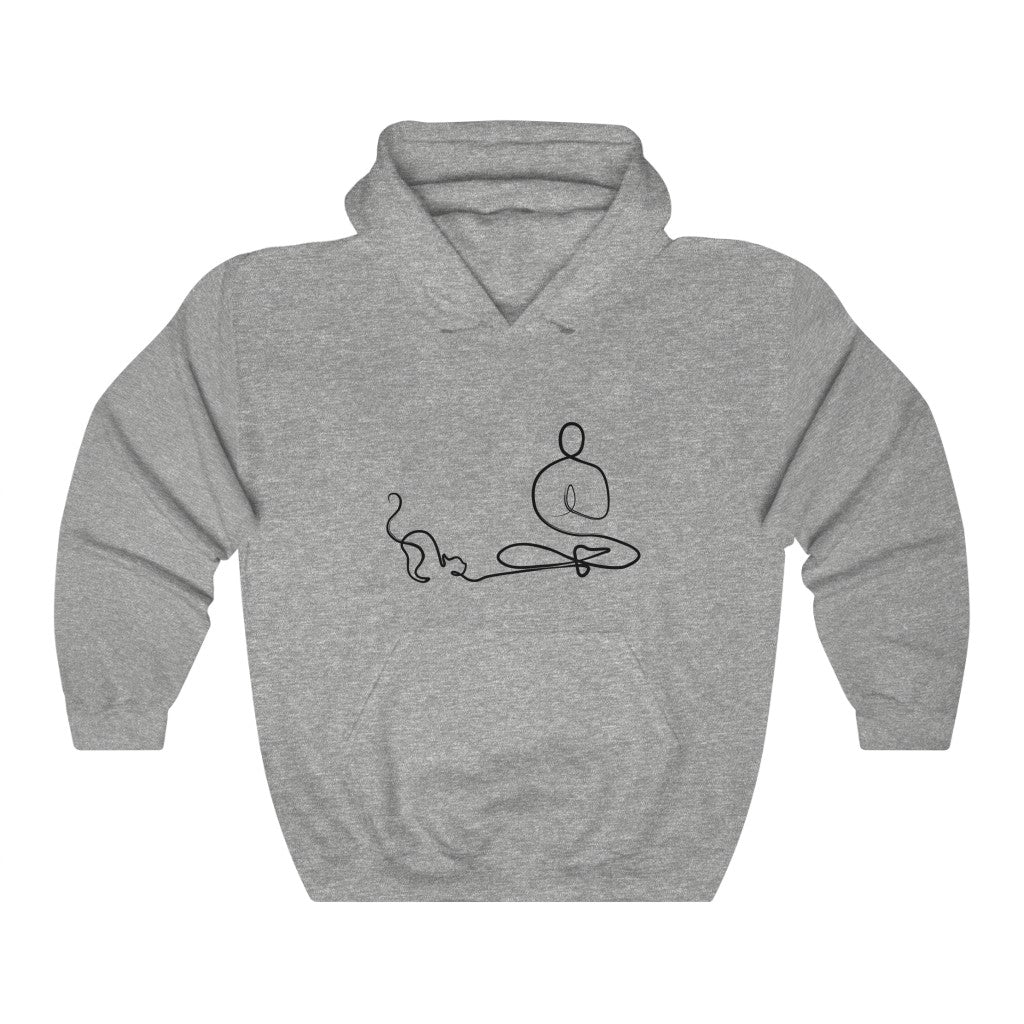 Meditating Cat Hoodie