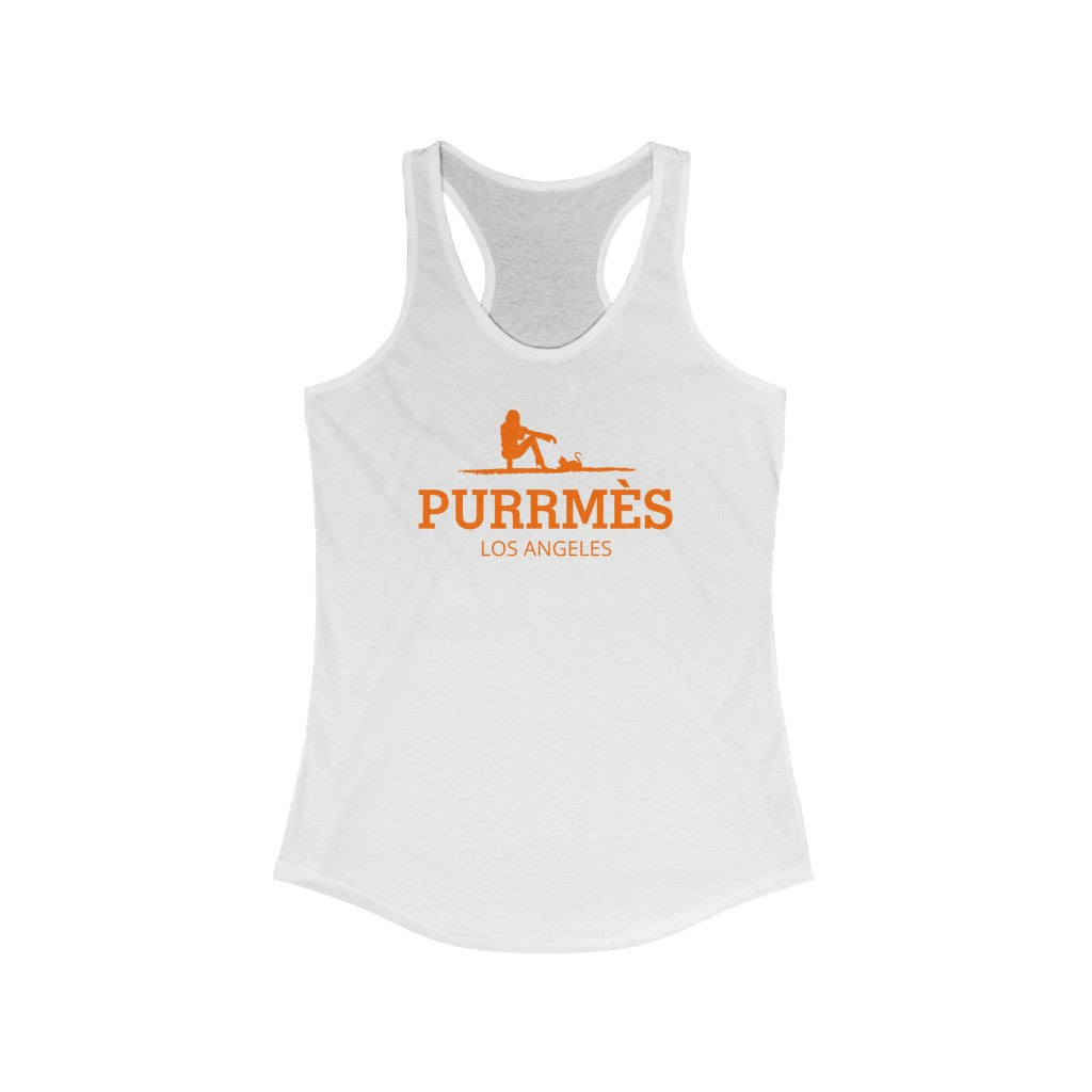 Paw Paw Purrmes Woman Racerback Tank | Cat Mom Apparel - PawPawTales Tank Top