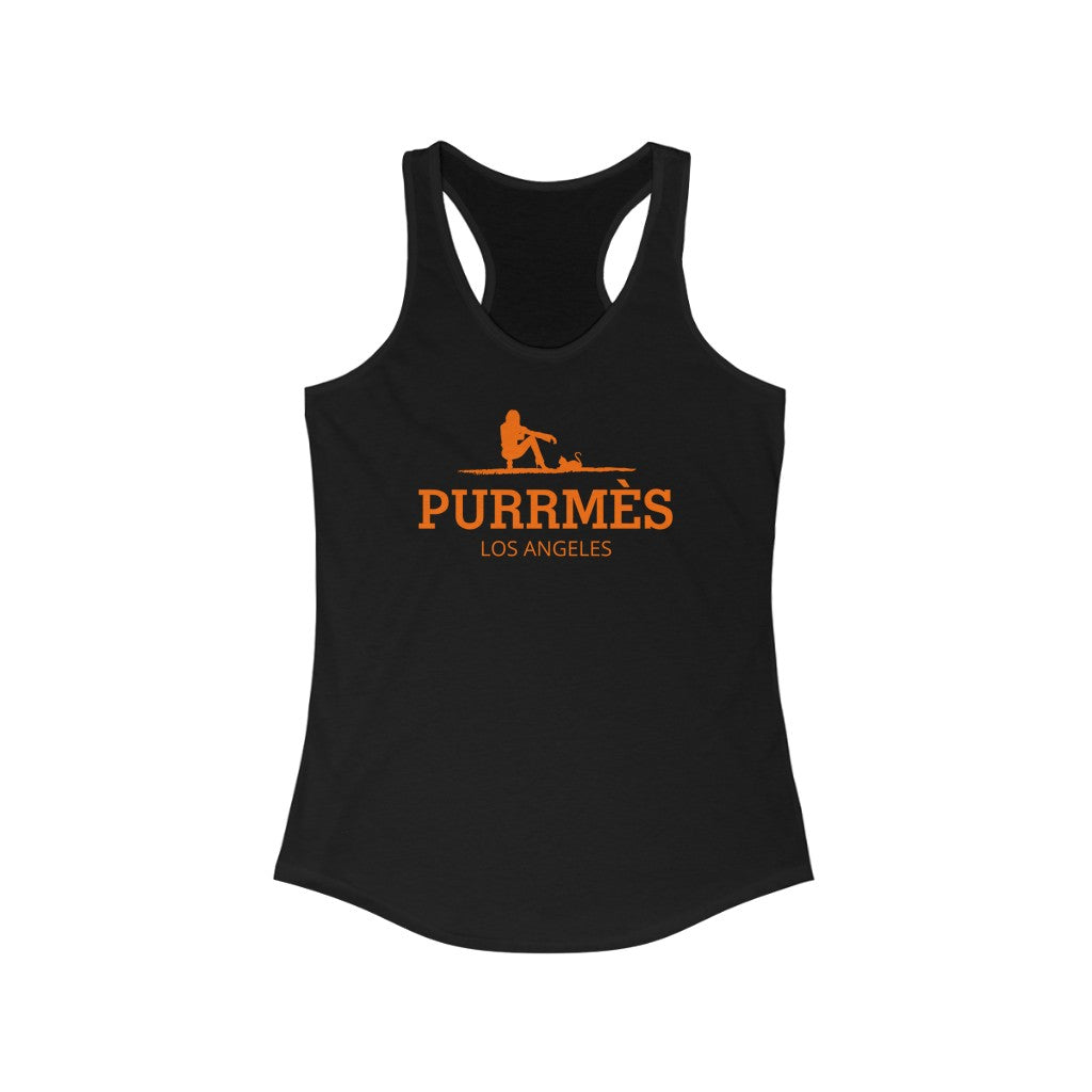 Paw Paw Purrmes Woman Racerback Tank | Cat Mom Apparel - PawPawTales Tank Top