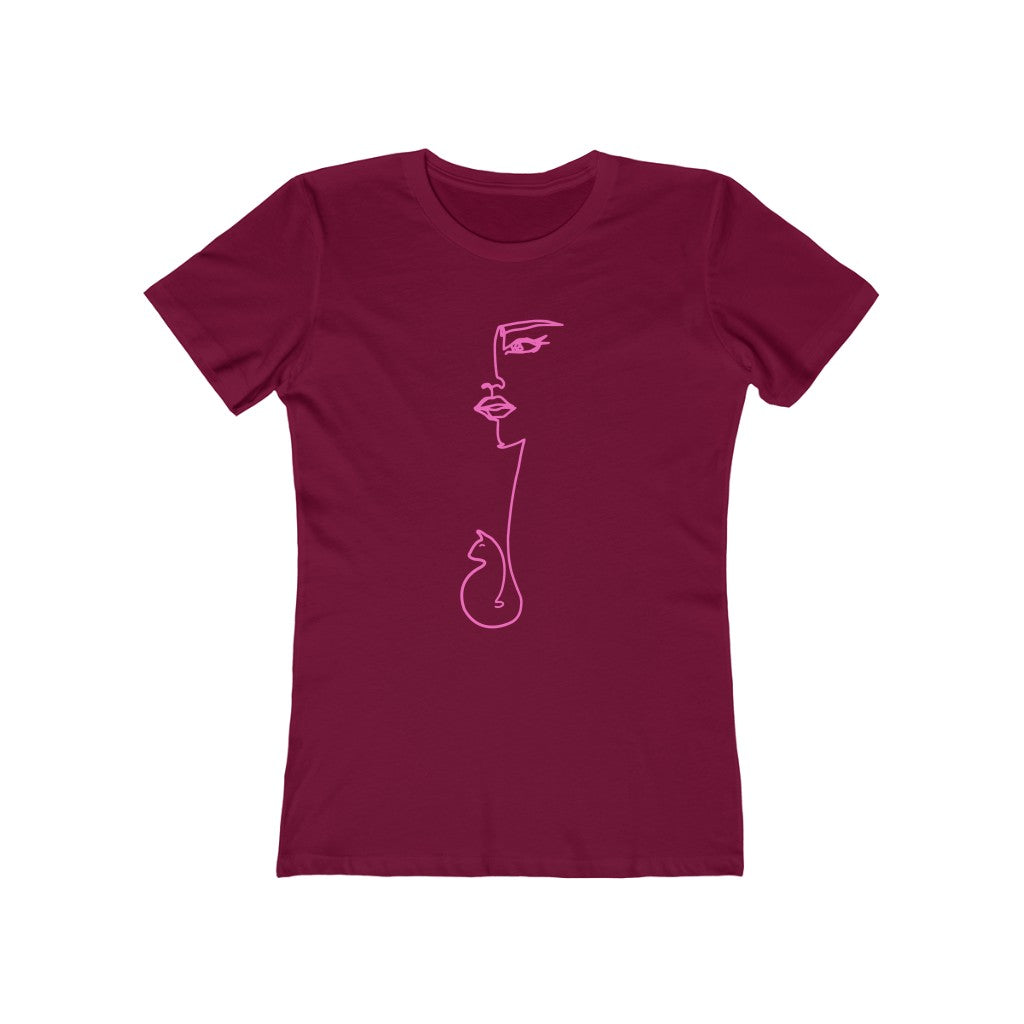 Cat Mom One Line T-Shirt