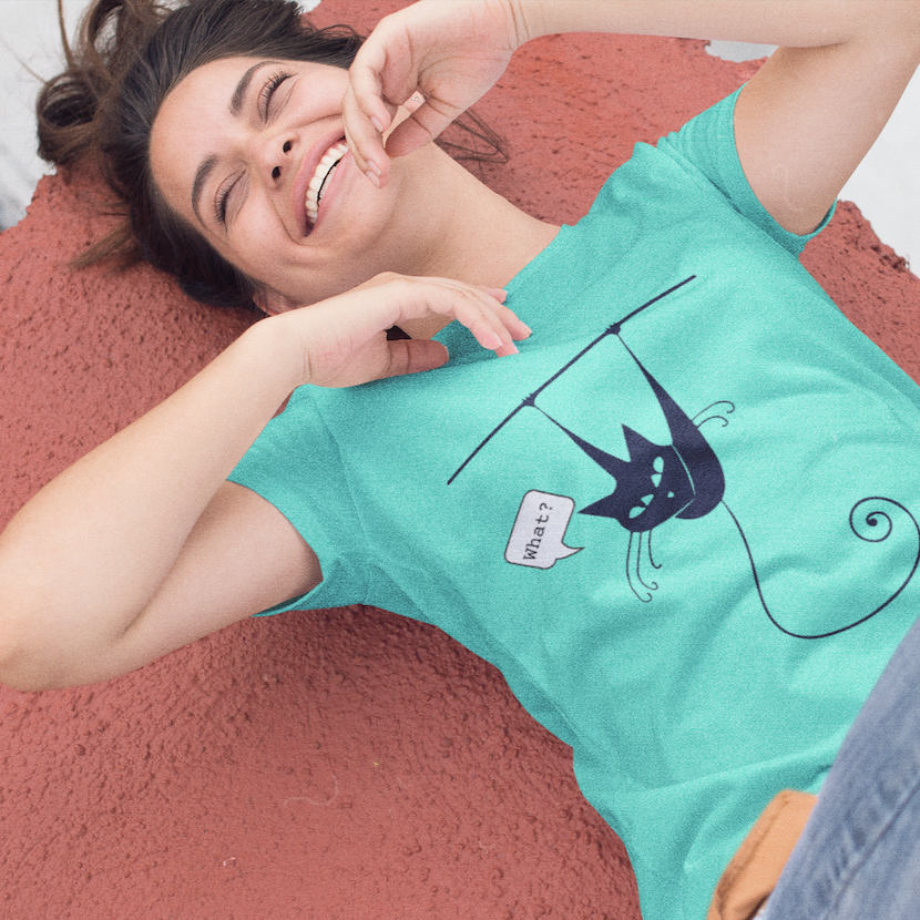 Hanging Cat Tee